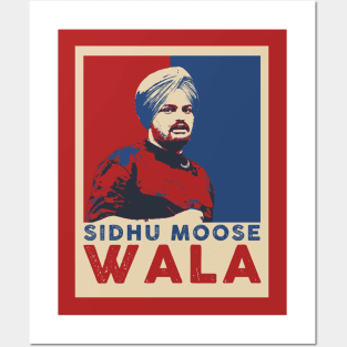 Sidhu Moose Wala Pop Art Style Posters and Art